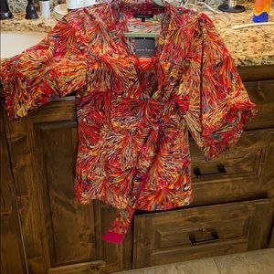 Beautiful multicolored blouse by Nanette Lepore